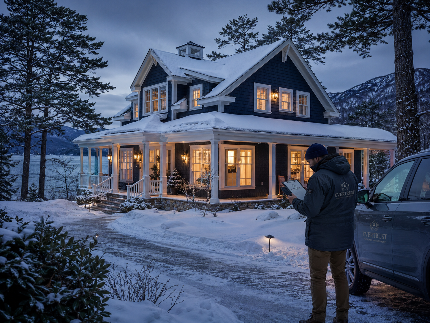 Vacation home owner researching where to find a property manager for a rental property in New Hampshire